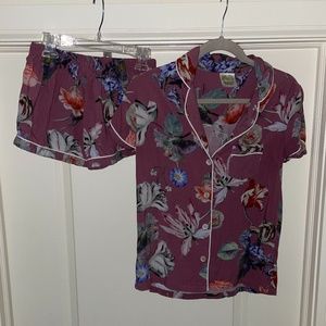 Plum Pretty Sugar Pajama Short Set Size S